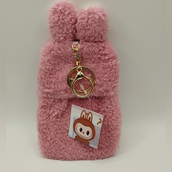Labubu Pink Plush Phone Case/Holder - Picture 2 of 2
